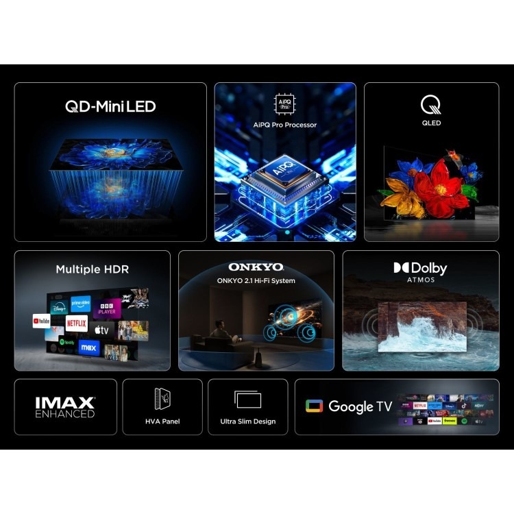 TCL 75C6KS-UK 75" 4K Ultra HD QD-Mini LED TV - Image 13