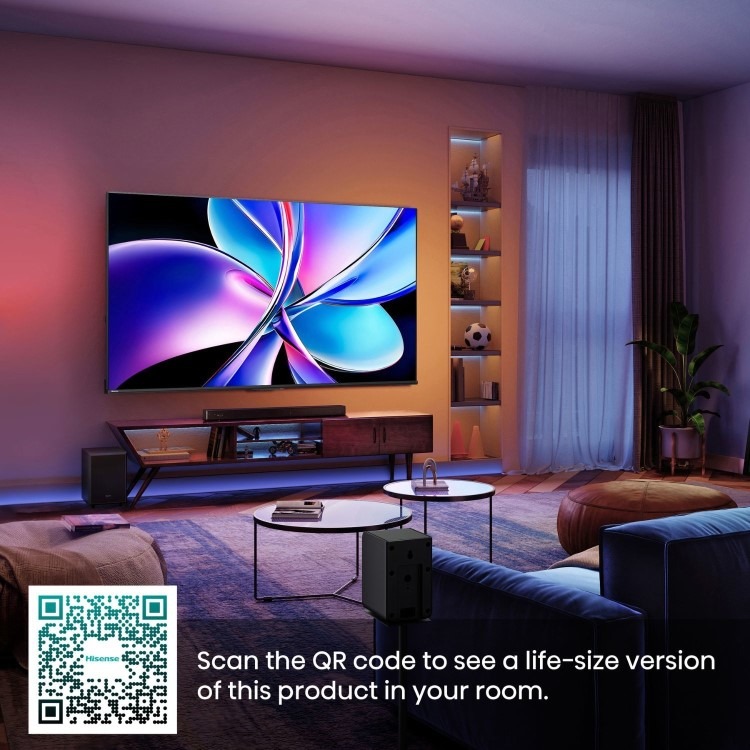 Hisense E78QTUK PRO 75 inch Smart 4K Ultra HD QLED TV - Image 13