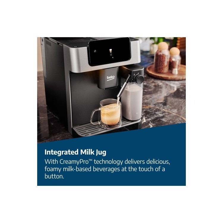 Beko CaffeExperto Bean-to-Cup Coffee Machine CEG7304X – Stainless Steel - Image 10