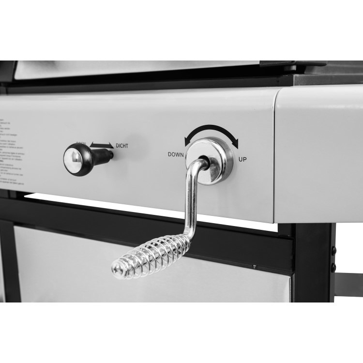 Boss Grill Premium Dual Fuel - 2 Burner Dual Fuel BBQ Grill with Side Burner - Stainless Steel - Image 15