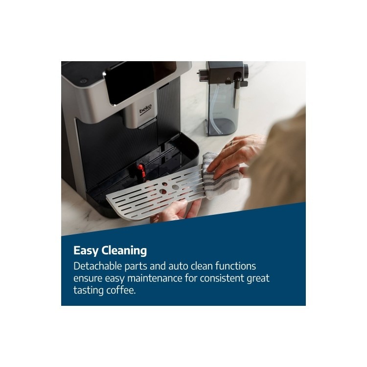 Beko CaffeExperto Bean-to-Cup Coffee Machine CEG7304X – Stainless Steel - Image 16