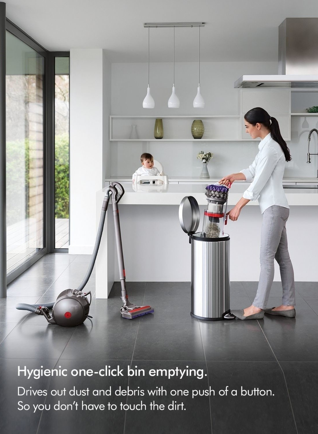 Dyson Big Ball Animal 2 Cylinder Corded Vacuum Cleaner - Iron & Purple - Image 3