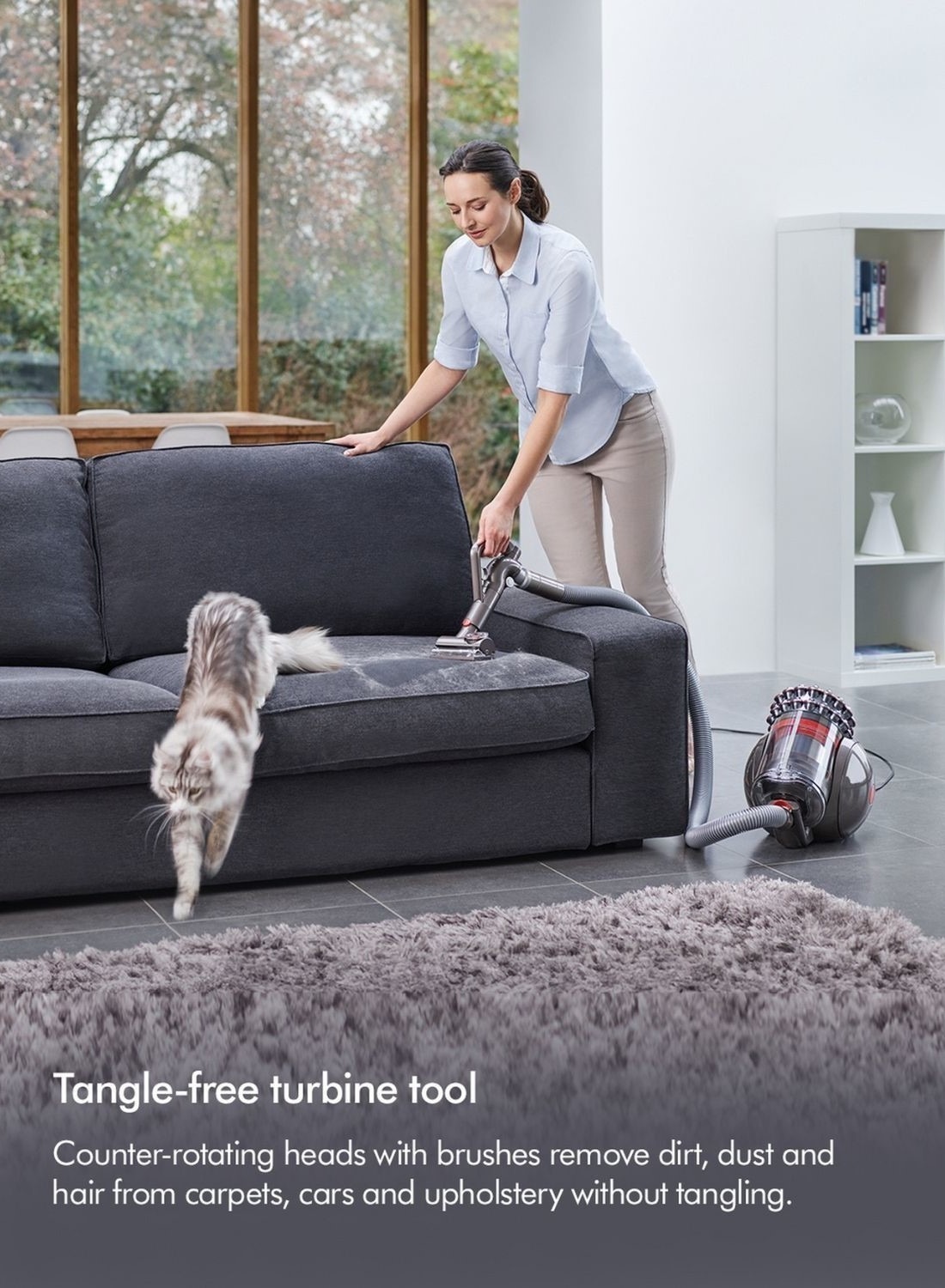 Dyson Big Ball Animal 2 Cylinder Corded Vacuum Cleaner - Iron & Purple - Image 7