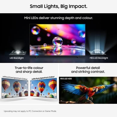 Samsung UE85M70HAKXXU 85" Mini LED 4K Ultra HD Smart TV with Tizen OS Vision AI Gaming Hub HDR Object Tracking Sound Lite TV - Image 4