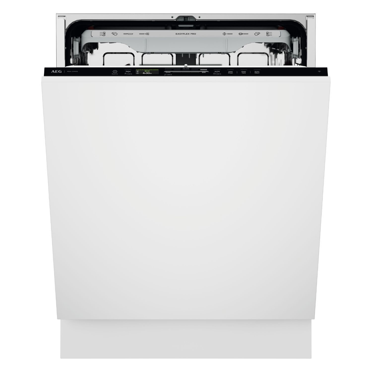 AEG 9000 Push2Open Integrated Dishwasher - A-rated Black Control Panel