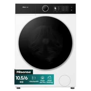 Hisense KitchenFit™ 5i Series 10.5kg Wash 6kg Dry 1400rpm Washer Dryer - White