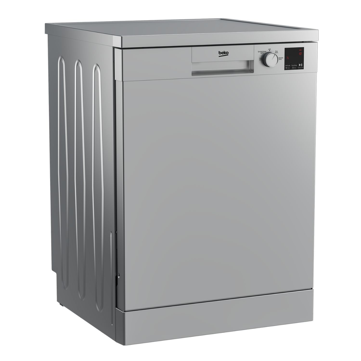 Beko Freestanding Dishwasher – Quick&Shin, Silver - Image 2
