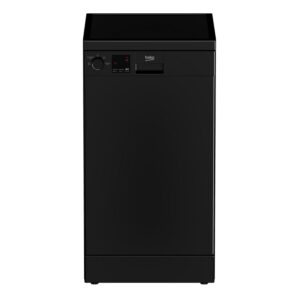 Beko Freestanding Slimline Dishwasher - Quick&Shine™, Black