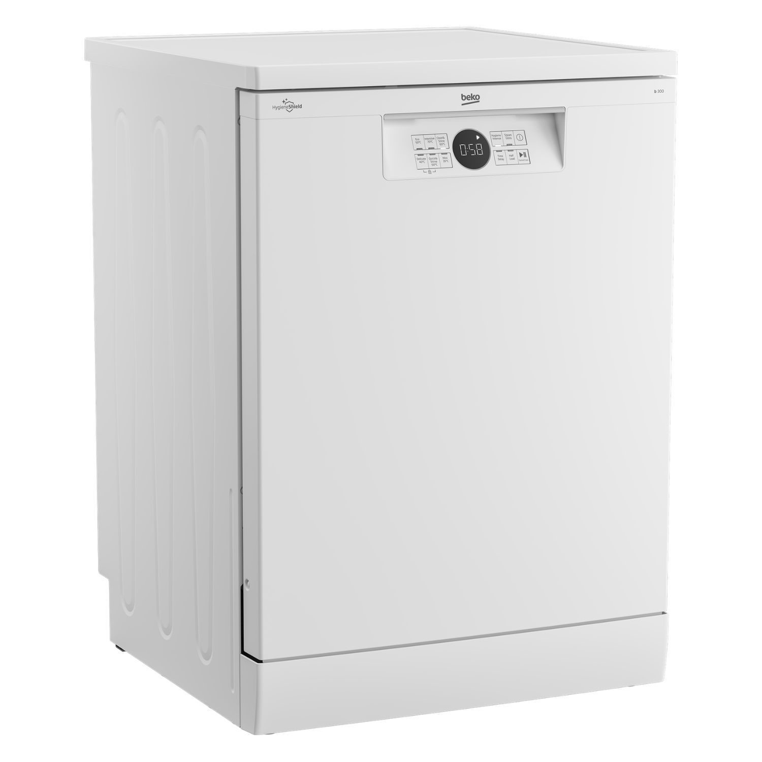 Beko HygieneIntense Freestanding Dishwasher - Quick&Shin White - Image 2