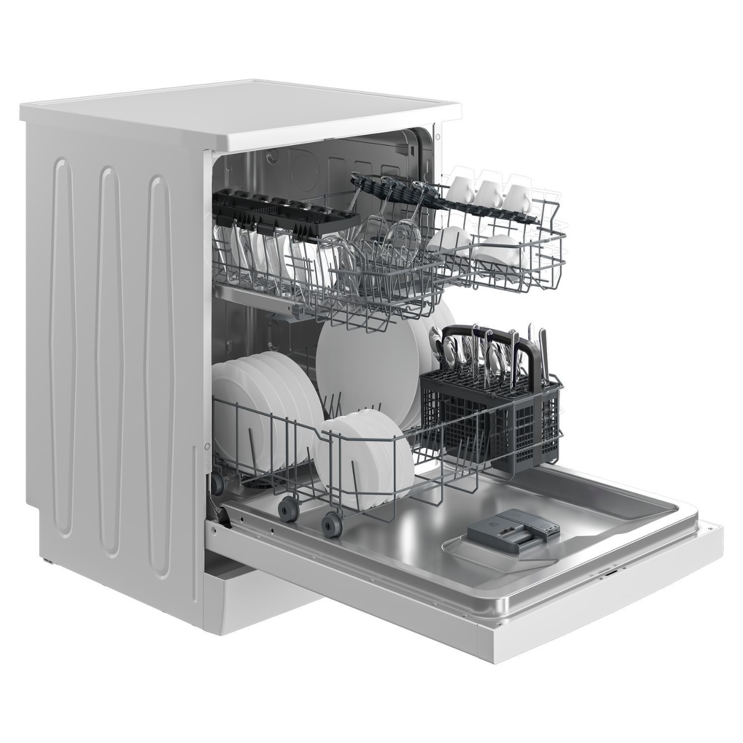 Beko HygieneIntense Freestanding Dishwasher - Quick&Shin White - Image 3
