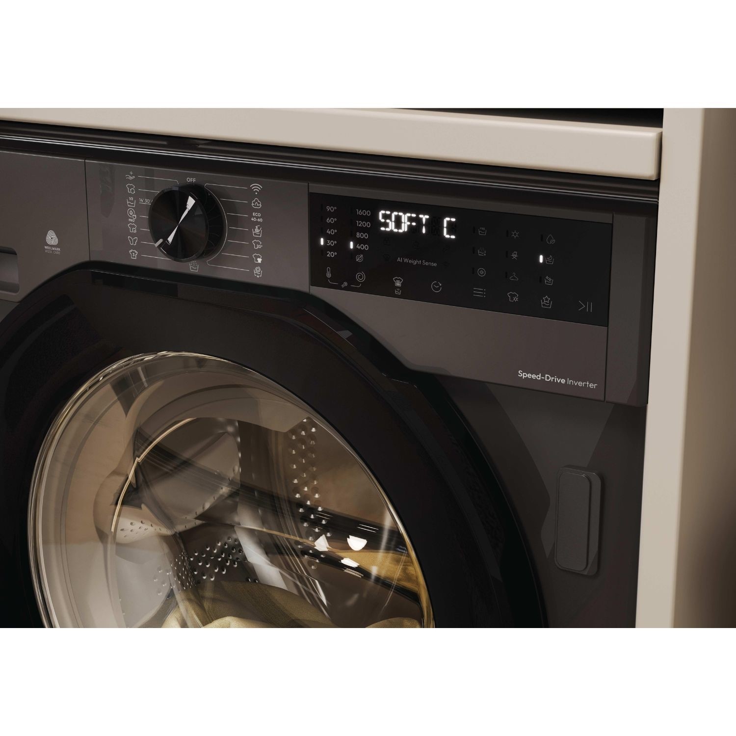 Hoover H-Wash & Dry 400 Pro 9kg Wash 6kg Dry 1600rpm Integrated Washer Dryer - Anthracite Grey - Image 7