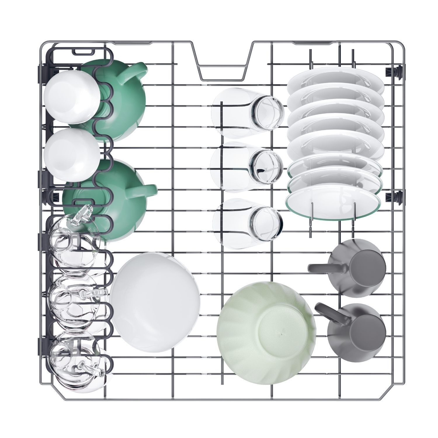 Candy Rapido Freestanding Dishwasher - C-Rated Black - Image 4