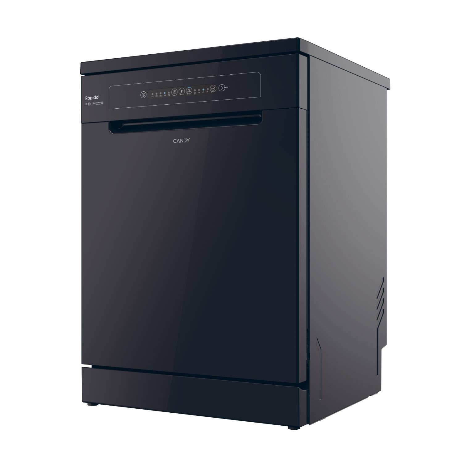 Candy Rapido Freestanding Dishwasher - C-Rated Black - Image 2
