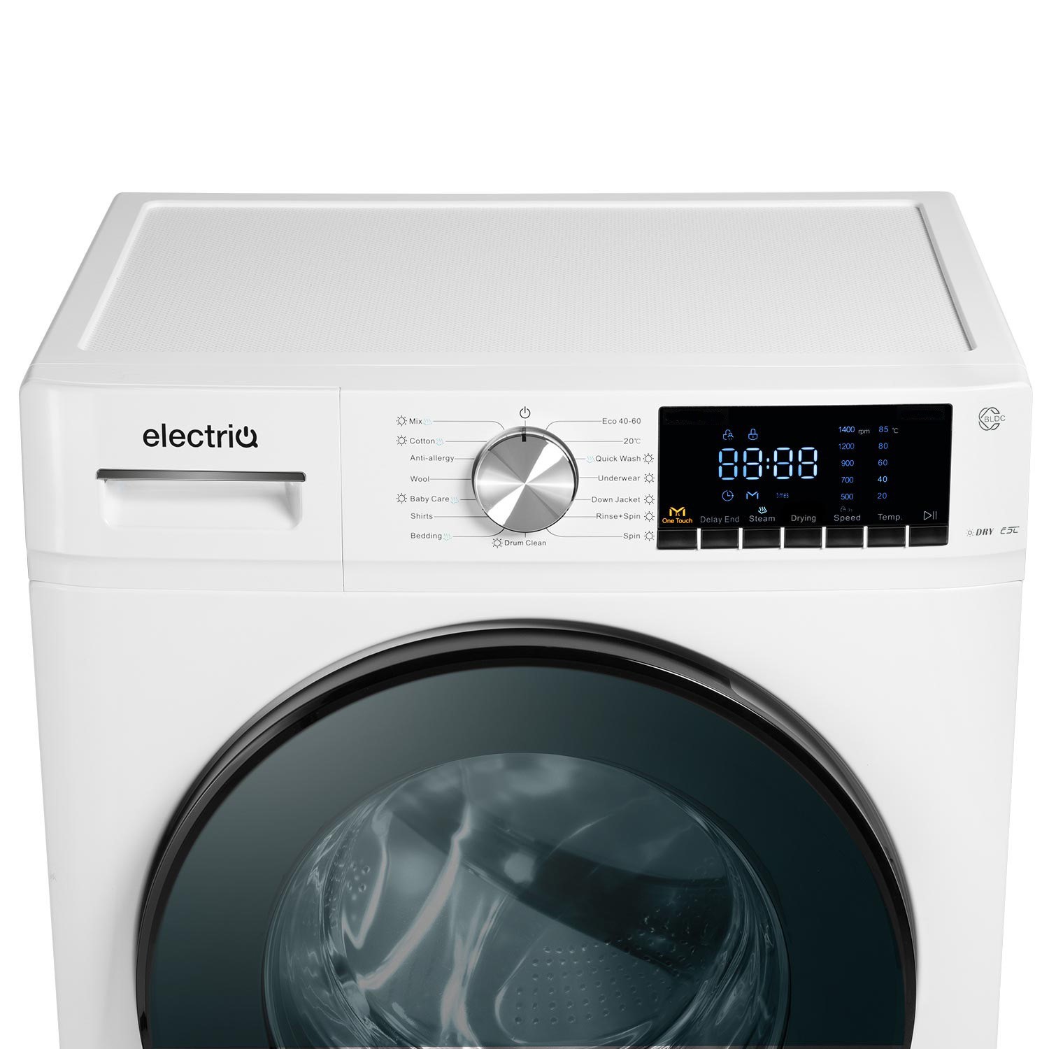 electriQ 10kg Wash 6kg Dry 1400rpm Washer Dryer - White - Image 2