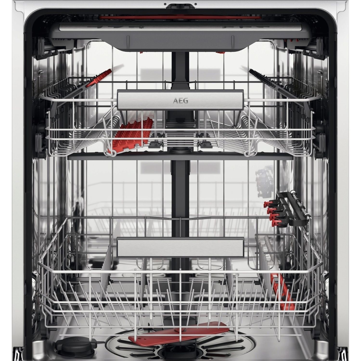 AEG 7000 GlassCare Freestanding Dishwasher - Silver A-rated - Image 2