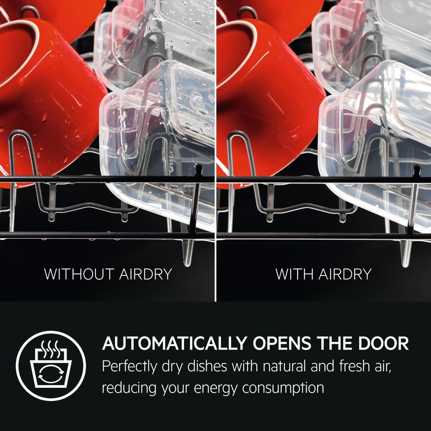 AEG 7000 GlassCare Freestanding Dishwasher - Silver A-rated - Image 9