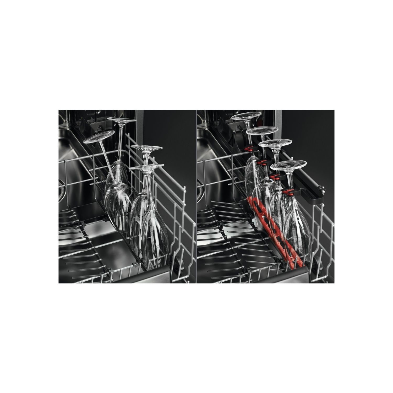 AEG 7000 GlassCare Freestanding Dishwasher - Silver A-rated - Image 5