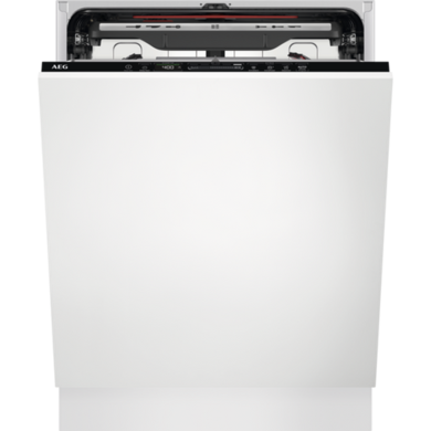 AEG 7000 GlassCare Integrated Dishwasher - C-Rated, Black control panel