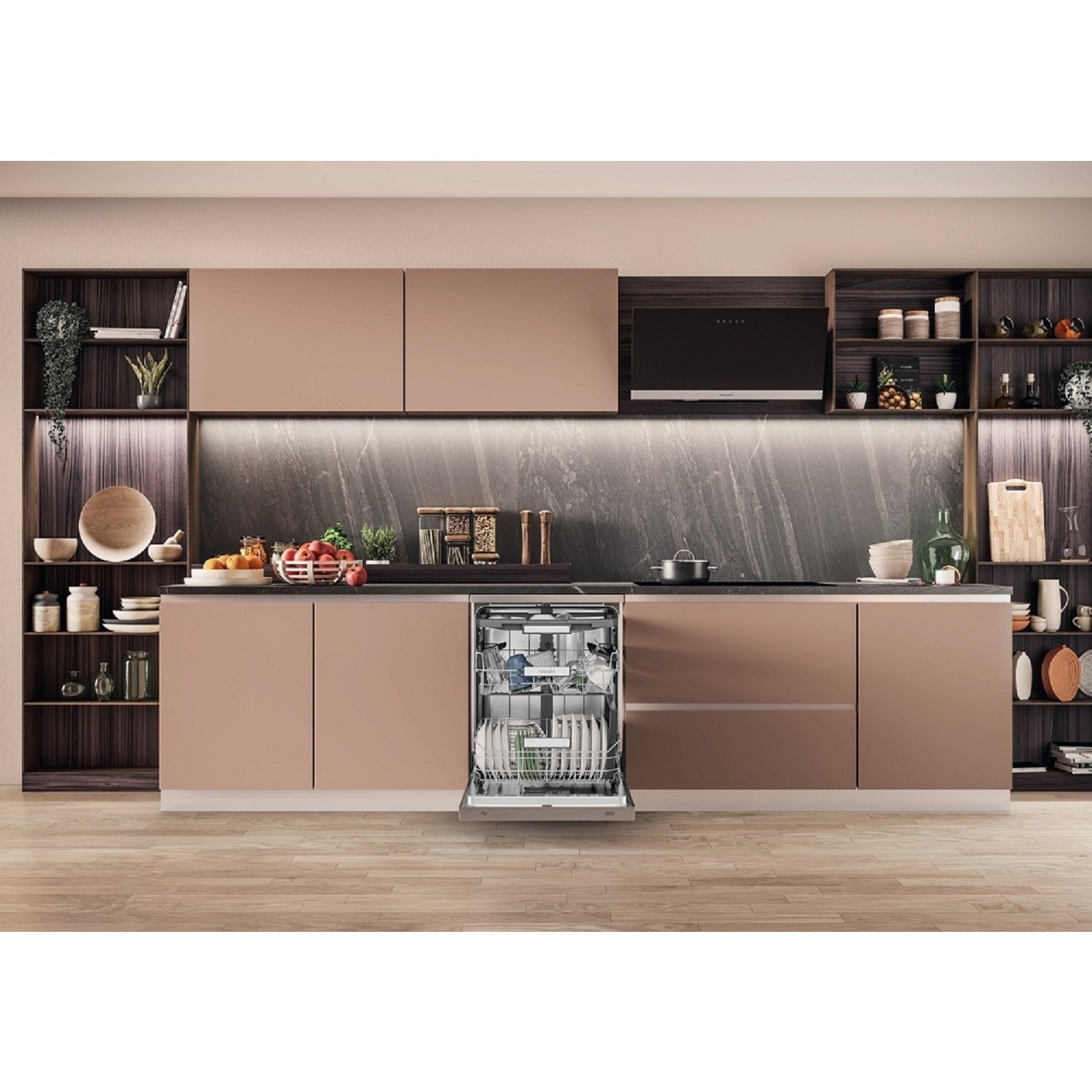 Hotpoint Hydroforce Freestanding Dishwasher - Maxi Space B-Rated Stainless Steel - Image 6