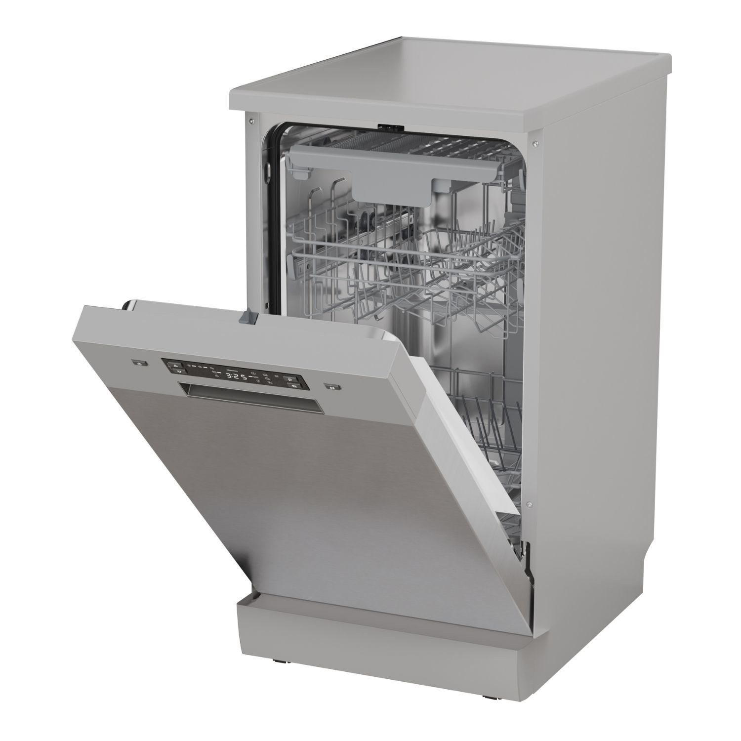 Hisense Hi4 Freestanding Dishwasher - Auto dry B-Rated Silver - Image 3