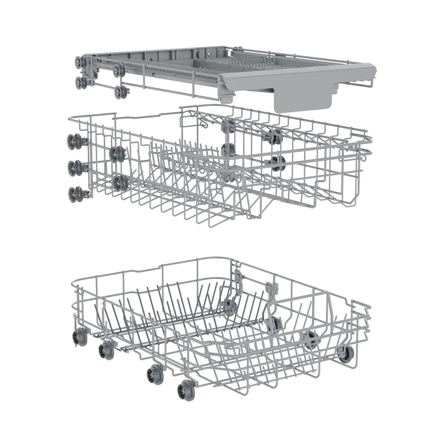 Hisense Hi4 Freestanding Dishwasher - Auto dry B-Rated Silver - Image 5