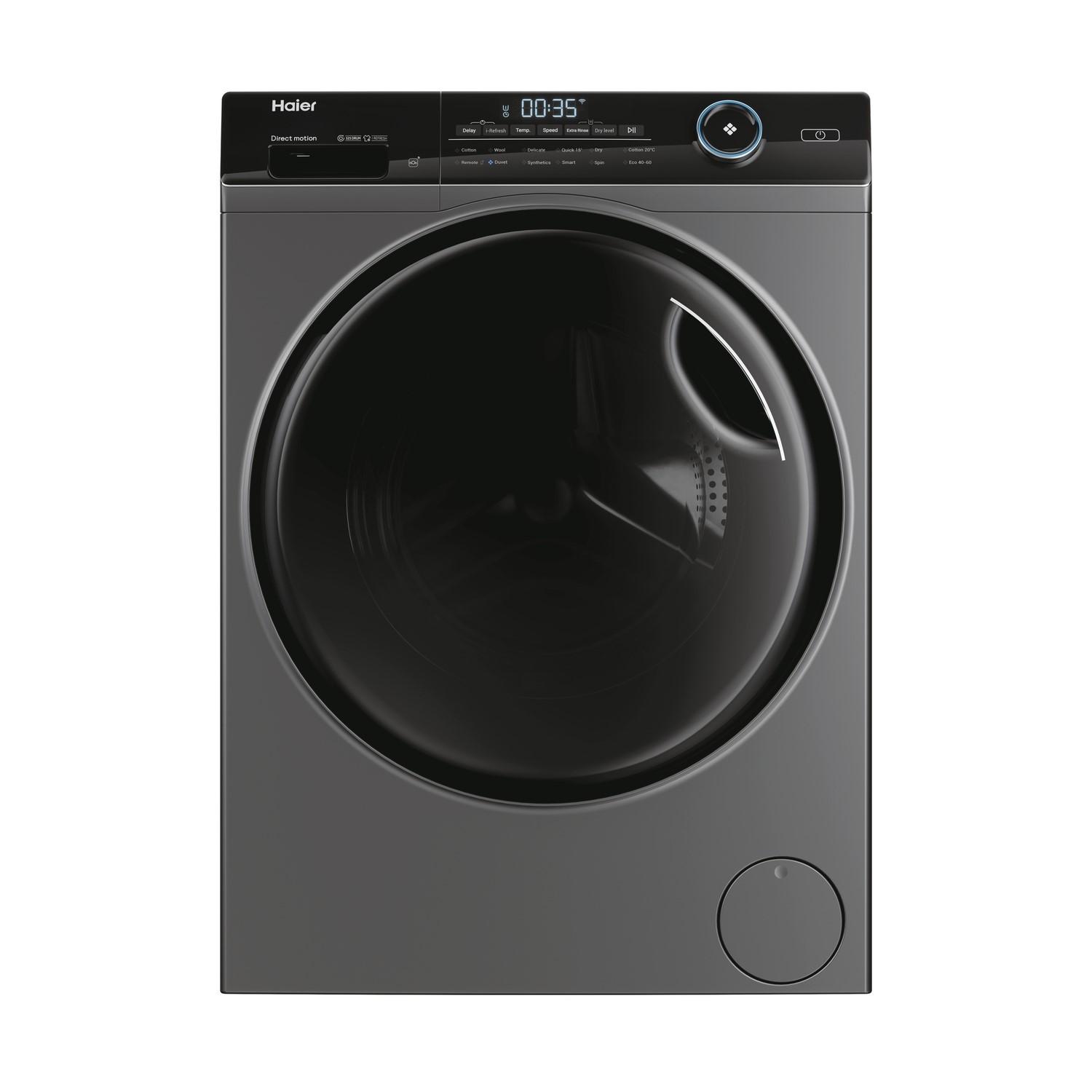 Haier I-Pro Series 3 9kg Wash 6kg Dry 1400rpm Washer Dryer - Anthracite Grey