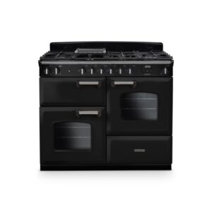 Rangemaster Classic 110cm Dual Fuel Range Cooker - Gloss Black