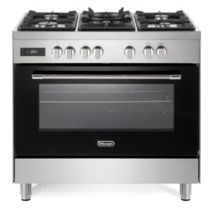 De Longhi 90cm Dual Fuel Range Cooker - Stainless Steel