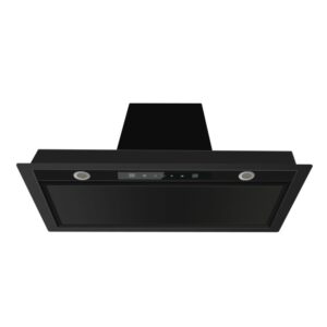electriQ 80cm Canopy Cooker Hood - Black