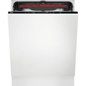 AEG 6000 SatelliteClean Integrated Dishwasher - C-Rated, Black control panel