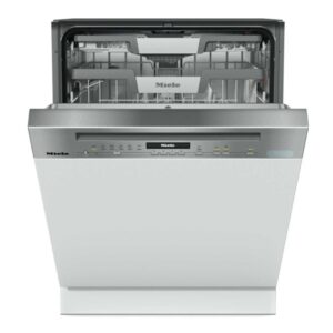 Miele 7000 Series Semi-Integrated Dishwasher - A-Rated, Silver control panel