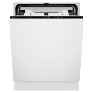 AEG 5000 AirDry Integrated Dishwasher - Black control panel C-rated