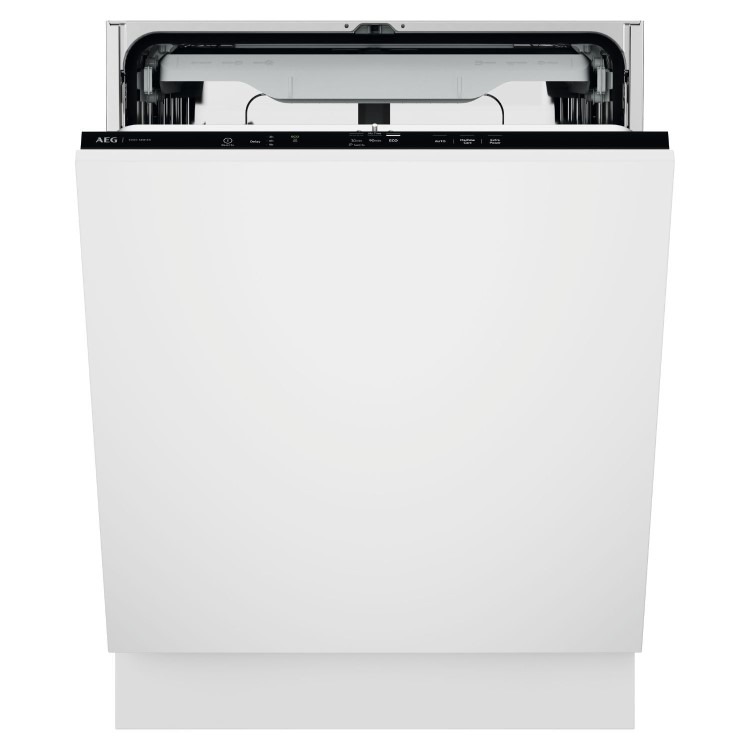 AEG 5000 AirDry Integrated Dishwasher - Black control panel C-rated