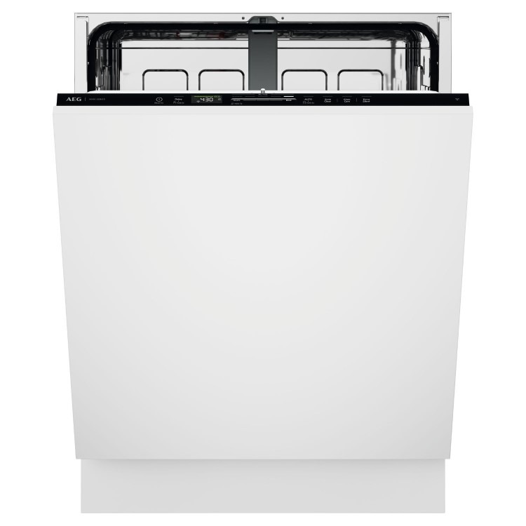 AEG 8000 AirDry Integrated Dishwasher - A-rated Black Control Panel
