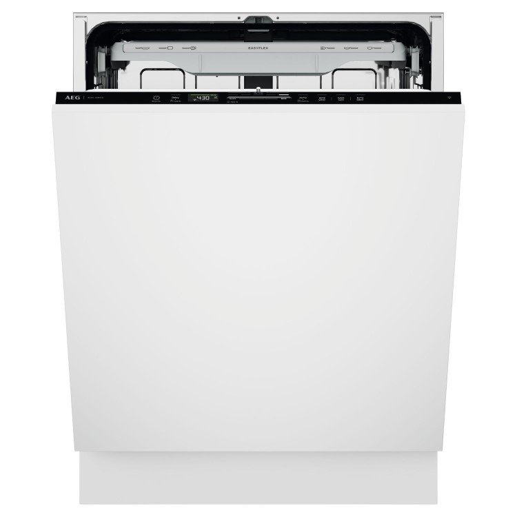 AEG 8000 AirDry Integrated Dishwasher - A-rated Black Control Panel