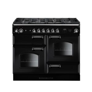 Rangemaster Infusion Classic 110cm Dual Fuel Range Cooker - Charcoal Black