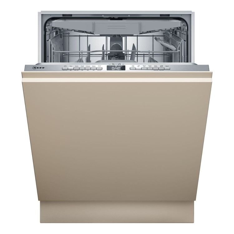 Neff N50 Integrated Dishwasher - Smart Wi-Fi C-rated Silver Control Panel