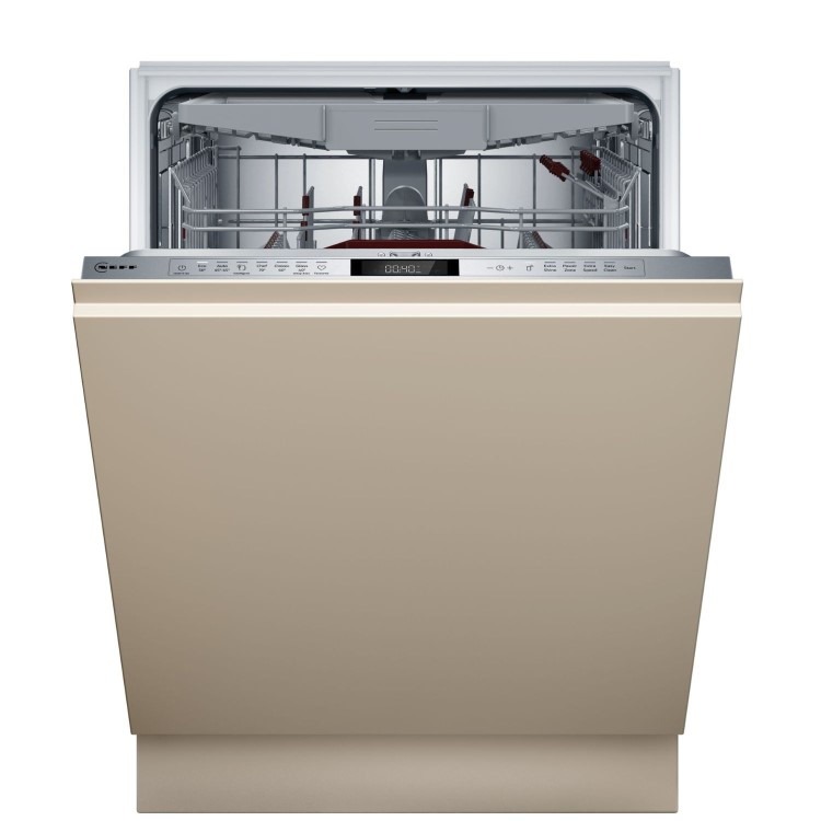 Neff N 70 Integrated Dishwasher - Smart, B-rated, Silver control panel