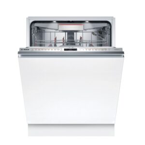 Bosch Series 8 Integrated Dishwasher - Smart Wi-Fi, A-Rated, Silver control panel