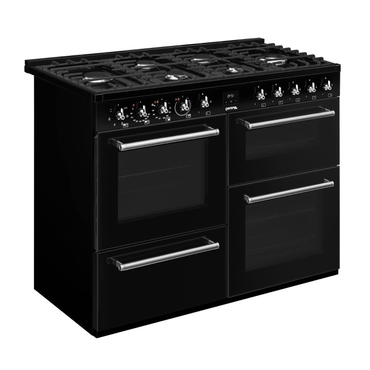 Smeg Concert 110cm Dual Fuel Range Cooker - Black - Image 2