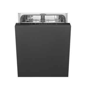 Smeg Integrated Dishwasher - Self-Cleaning D-Rated Black control panel