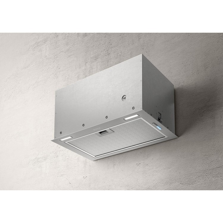 Elica Fold 52cm Canopy Cooker Hood - Grey - Image 2