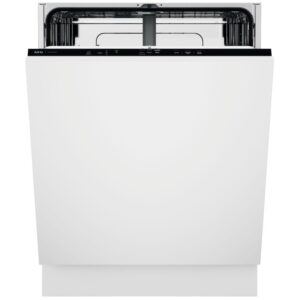AEG 5000 AirDry Integrated Dishwasher - Black control panel