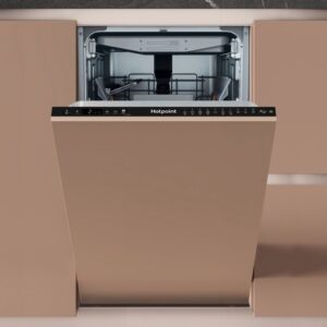 Hotpoint Integrated Slimline Dishwasher - 3D Zone ActiveDry Black Control Panel