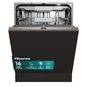 Hisense Integrated Dishwasher - Smart Wi-Fi A-Rated Silver control panel