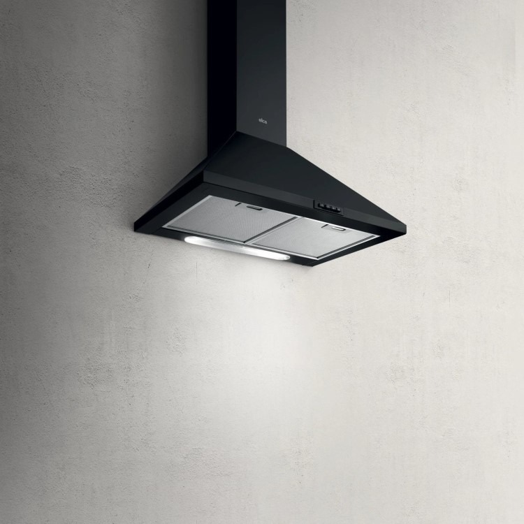 Elica Missy 60cm Chimney Cooker Hood - Black - Image 2