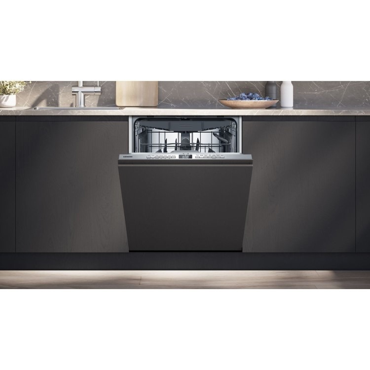 Siemens iQ300 Integrated Dishwasher - Smart C-rated Silver control panel - Image 2
