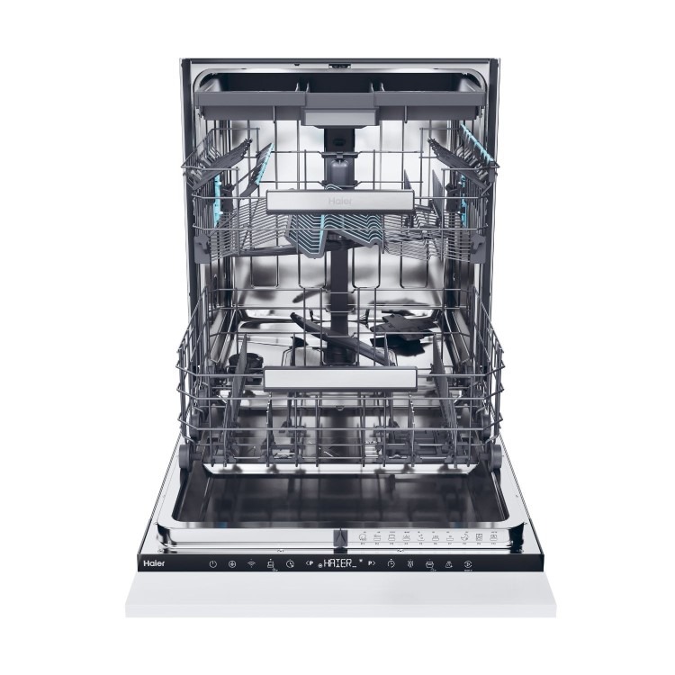 Haier Washlens Plus Series 2 Integrated Dishwasher - Smart Wi-Fi, B-Rated, White control panel - Image 2