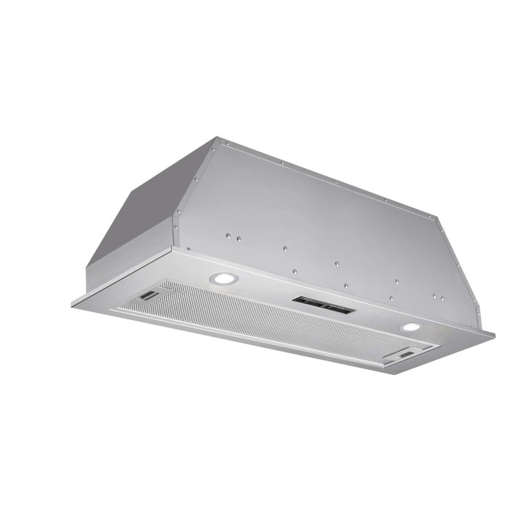 electriQ 90cm Canopy Cooker Hood - Stainless Steel - Image 2