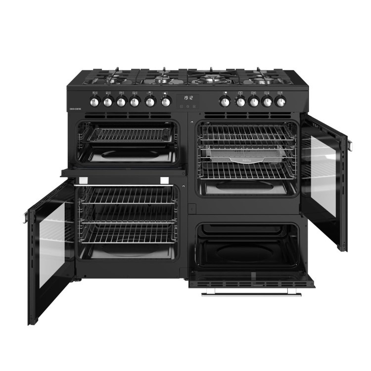 Belling Cookcentre 110cm Dual Fuel Range Cooker - Black - Image 3